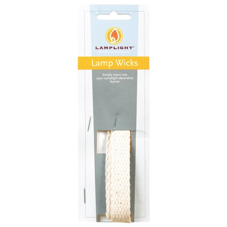 Lamplight Lamplight Farms 8 in. L Flat Wick Shape Cotton Lamp Wick 3 pk 9995